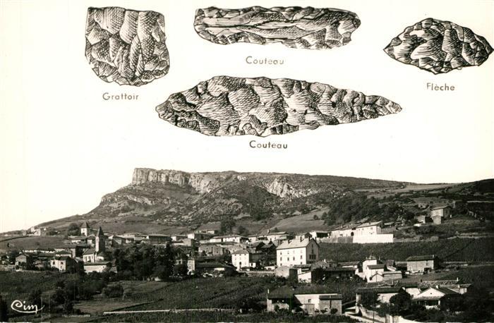 Solutre-Pouilly Fleche Grattoir Couteau