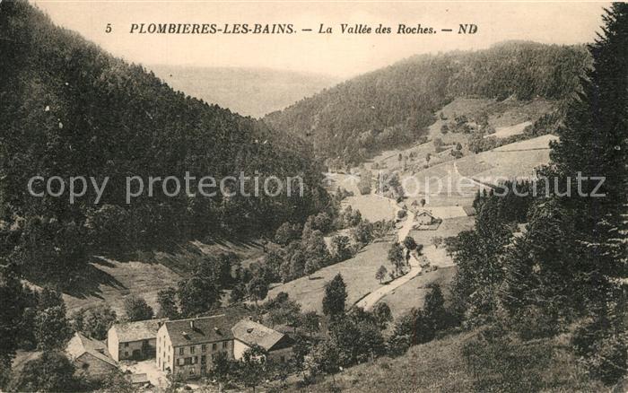 Plombieres-les-Bains Vosges La Vallee des Roches
