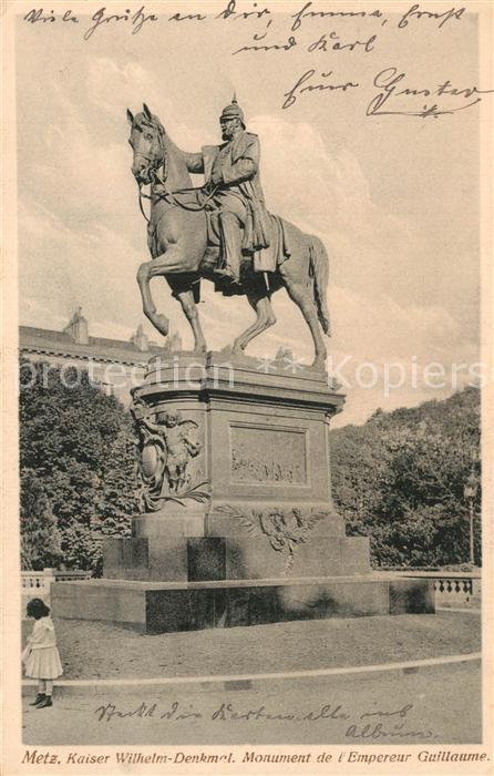 Metz  57 Moselle Kaiser Wilhelm Denkmal