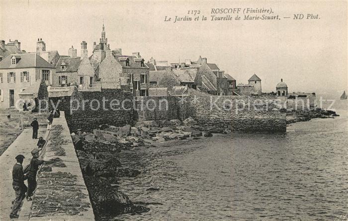 Roscoff Le Jardin et la Tourelle de Marie Stuar