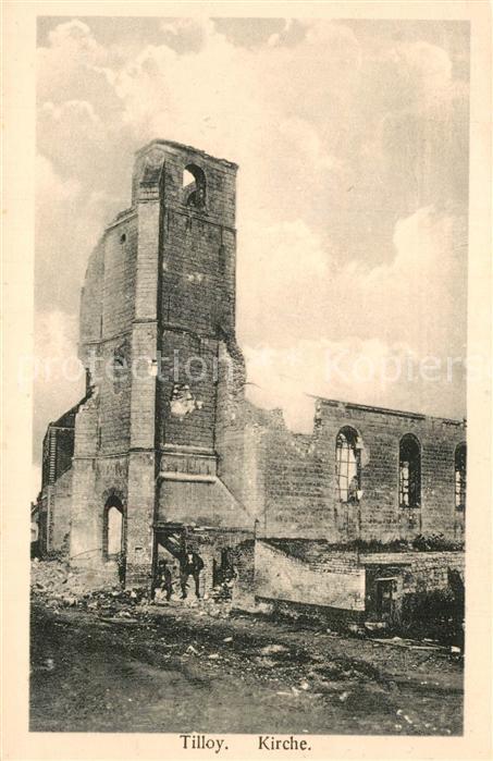 Tilloy-les-Mofflaines Kirchenruine