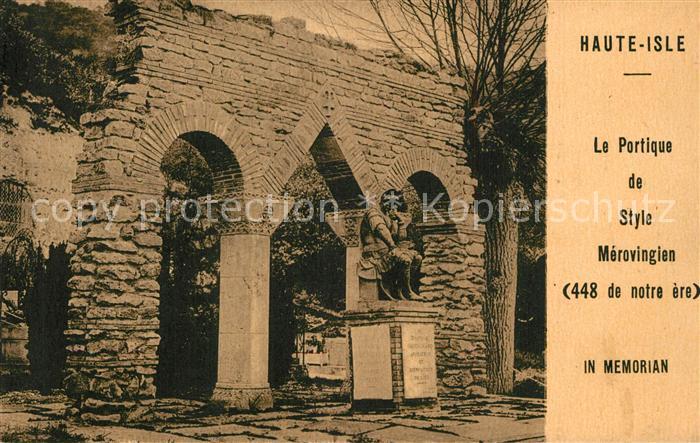 Haute-Isle Le Portique de Style Merovingien