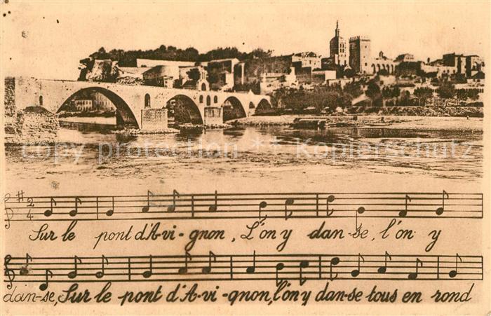 Avignon Vaucluse Le Pont Saint B?n?zet Lied