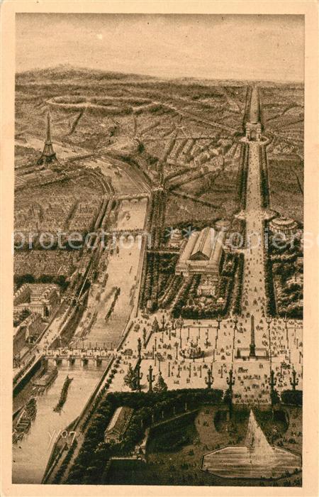 Paris Seine Arc de Triomphe