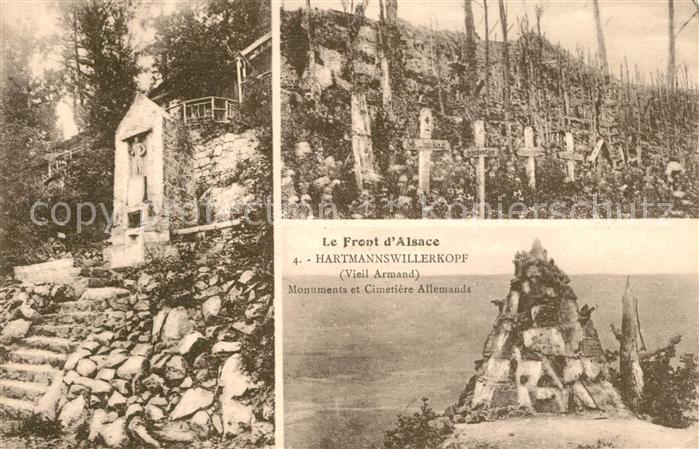 Hartmannswillerkopf Vieil Armand Front d`Alsace