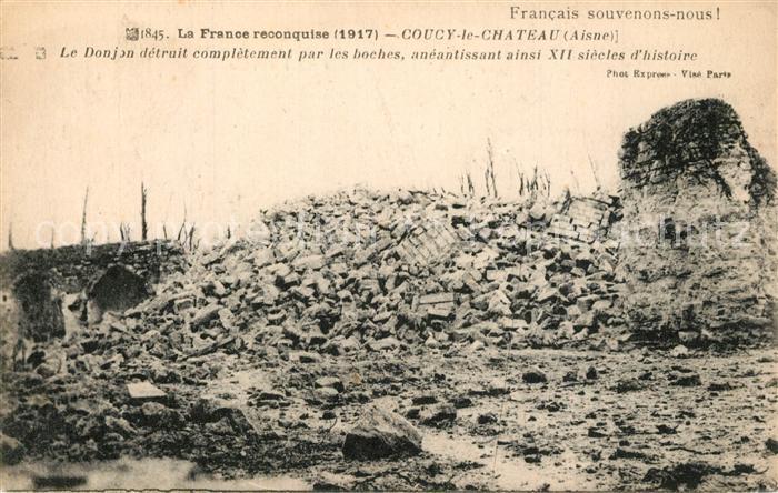 Coucy-le-Chateau-Auffrique Ruine