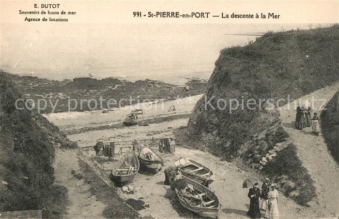 Saint-Pierre-en-Port La descente al la Mer