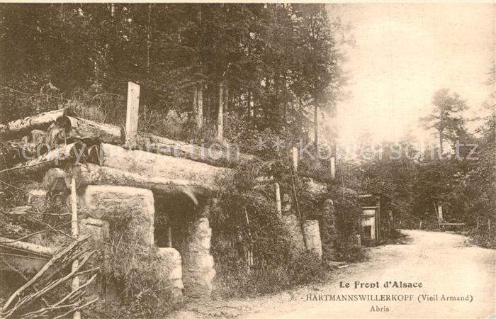 Hartmannswillerkopf Vieil Armand Front d`Alsace Abris