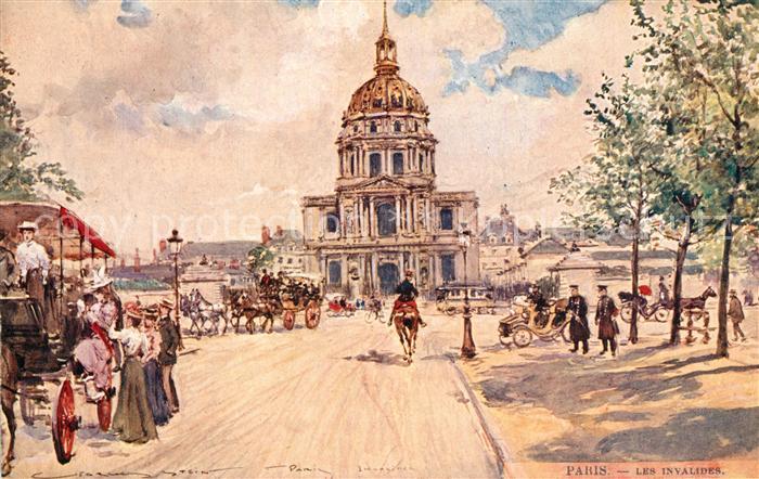 Paris Les Invalides K?nstlerkarte