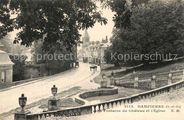 Dampierre-en-Burly Fontaine du Chateau et Eglise
