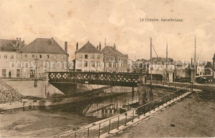 Le Chesne Ardennes Kanalbr?cke