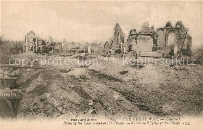 Laucourt Grand Guerre 1914-1916 zerst?rte H?user