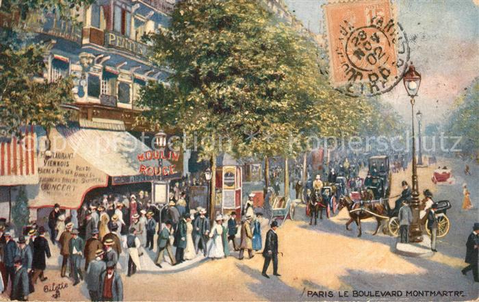 Paris Le Boulevard Montmartre