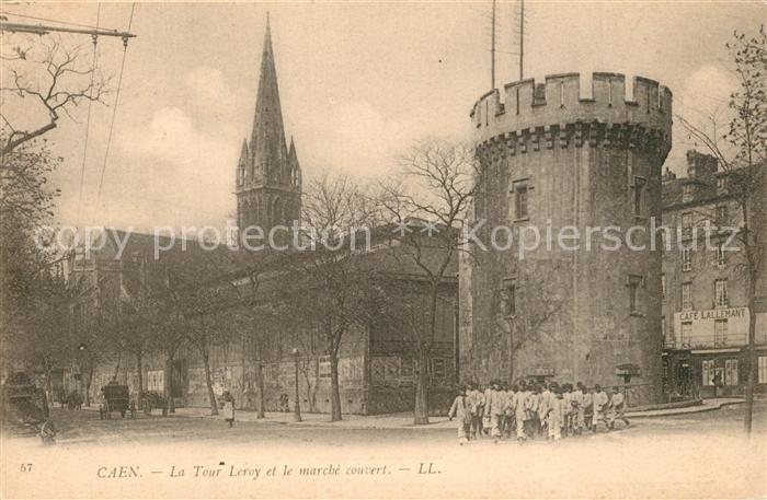 Caen Tour Leroy et le march? couvert