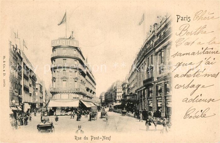 Paris Rue du Pont Neuf