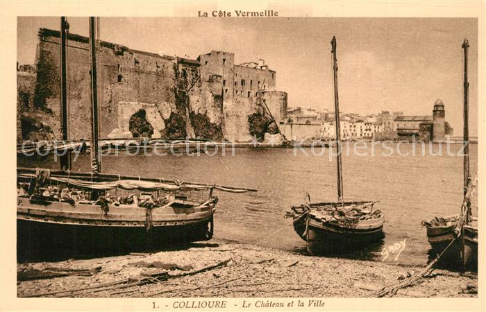 Collioure Chateau et la Ville