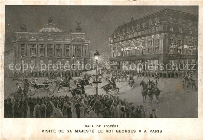Paris Gala de L?Opera Visite de sa Majest? le
