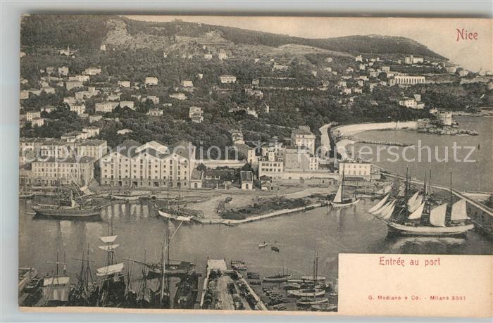 Nice Alpes Maritimes Fliegeraufnahme Port