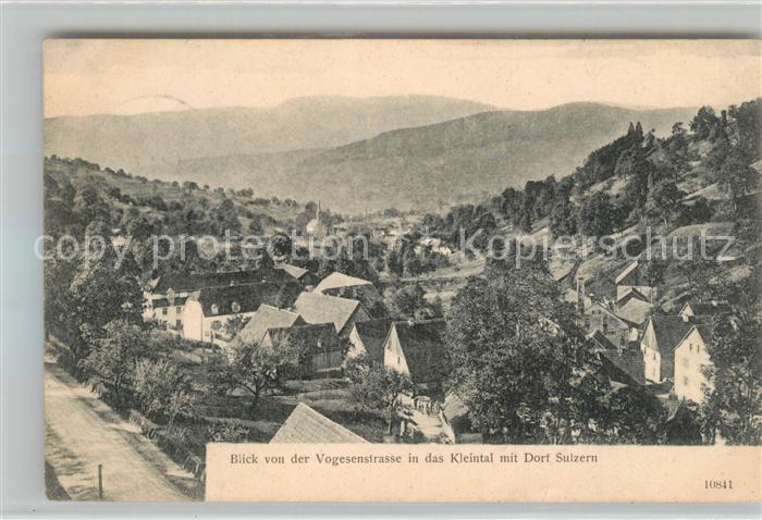 Sulzern Blick von Vogesenstrasse in das Kleinta
