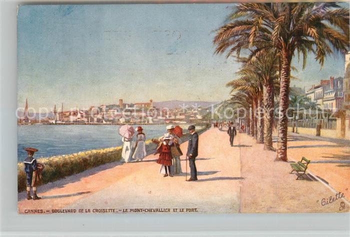 Cannes Alpes-Maritimes Boulevard de la Croisette Mont-Chevalli