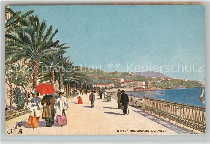 Nice Alpes Maritimes Boulevard du Midi Gilette