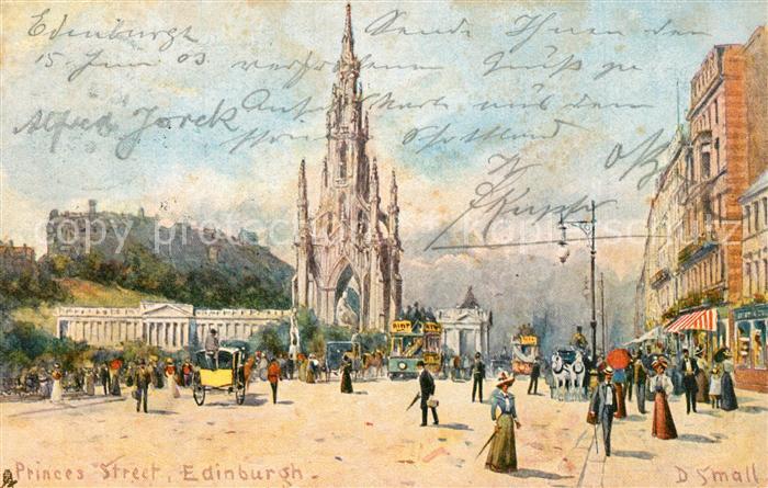 Edinburgh Scotland Princess Street