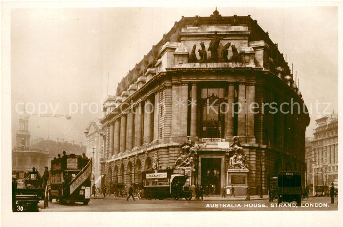 London Australia House Strand