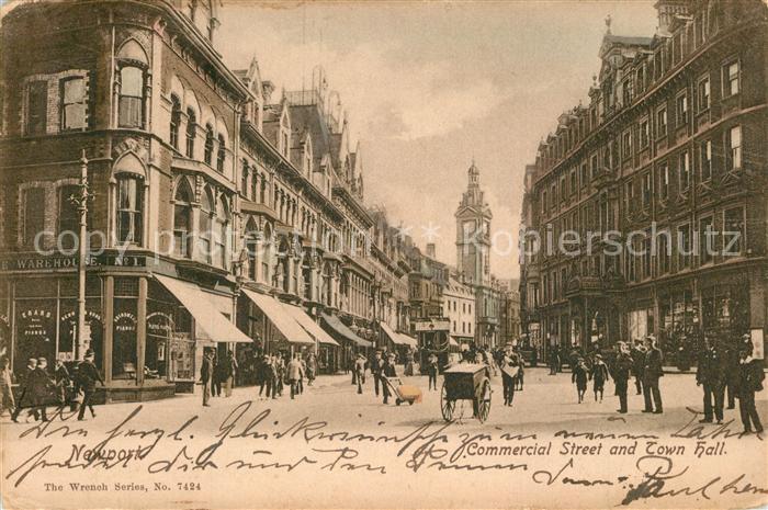 Newport Commercial Street and Town Hall
