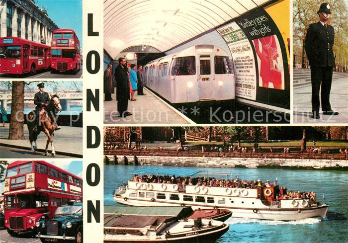 London Busse UBahn Bobby Themsepartie