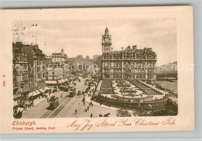 Edinburgh Scotland Princes Street looking East