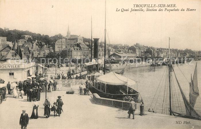 Trouville-sur-Mer Le Quai Joinville Station des Paquebots