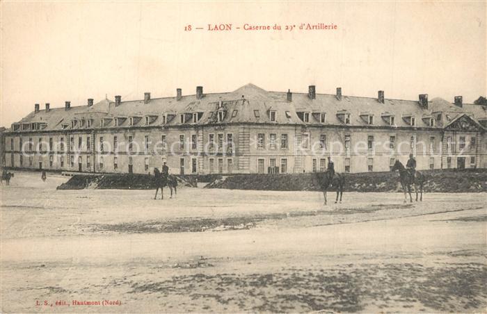 Laon Aisne Casernedu 29e d’Artillerie Feldpost