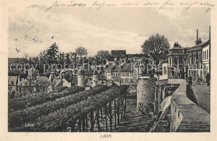 Laon Aisne Ortsansicht