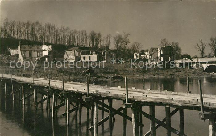 Elsass Alsace Bruecke ueber die Maas