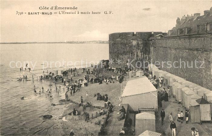 Saint-Malo 35 Eventail a maree haute