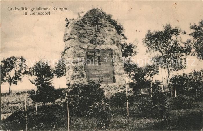 Genesdorf Grabstaette gefallener Krieger