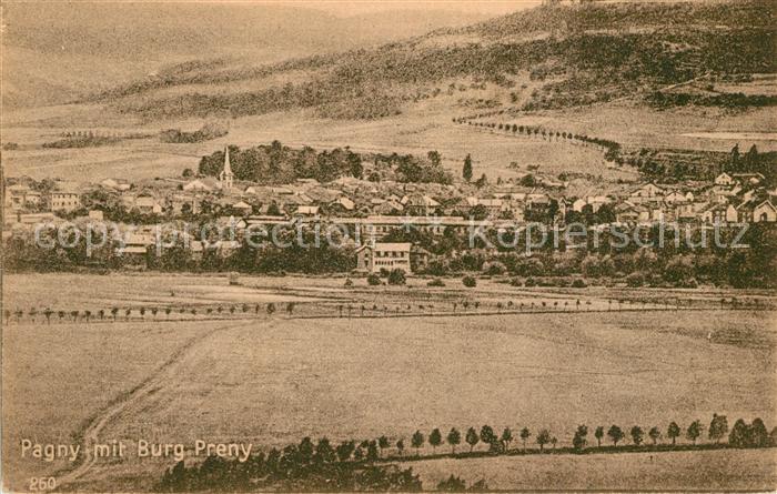 Pagny-sur-Moselle mit Burg Preny