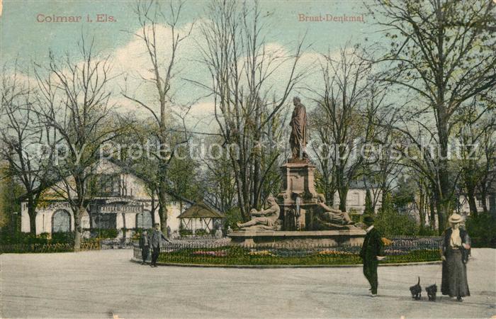 Colmar Haut Rhin Elsass Bruat Denkmal