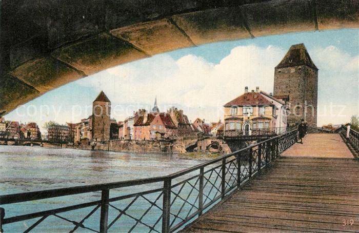 Strassburg Elsass Gedeckte Bruecke