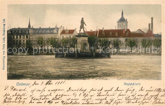 Colmar Haut Rhin Elsass Rapp Plats