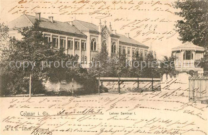 Colmar Haut Rhin Elsass Lehrer Seminar I