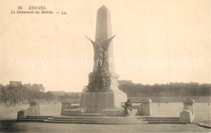 Rennes Ille-et-Vilaine Le Monument des Mobiles
