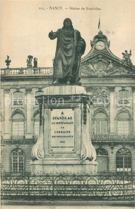 Nancy Lothringen Statue de Stanislas