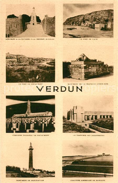 Verdun Meuse Monument Victoire Le Fort de Vaux Monum