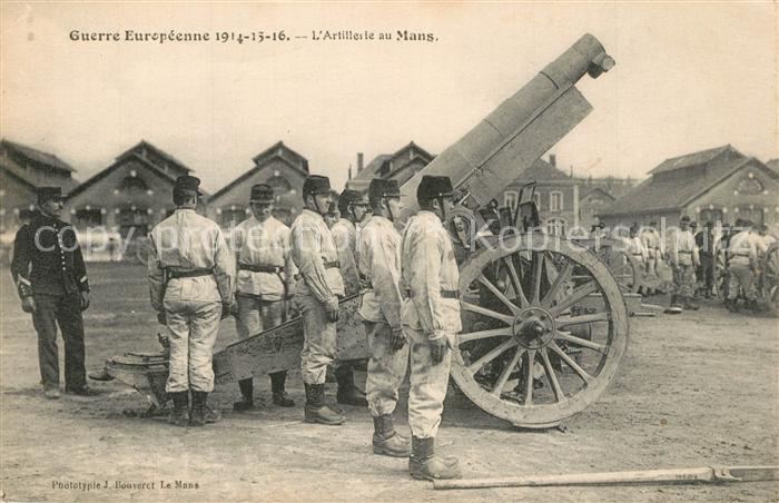Le Mans Sarthe Guerre Europeene 31e Regiment d’Artillerie