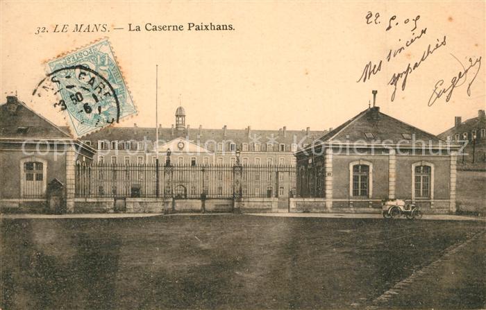 Le Mans Sarthe Caserne Paixhans