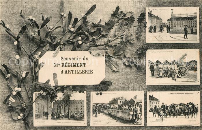 Le Mans Sarthe 31e Regiment d’Artillerie Vue partielle