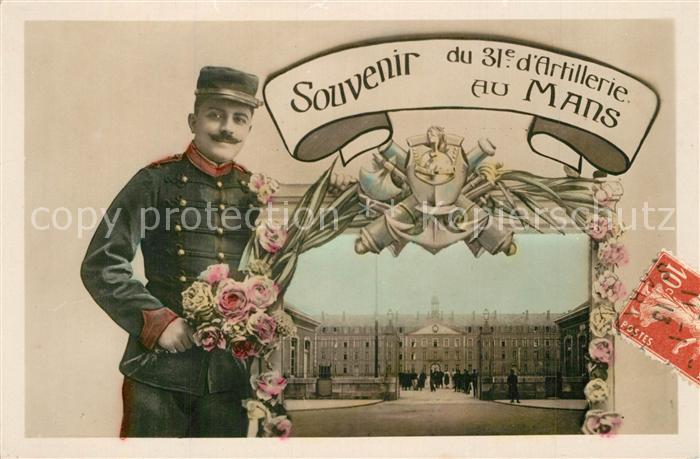 Le Mans Sarthe Regiment au 31e d Artillerie