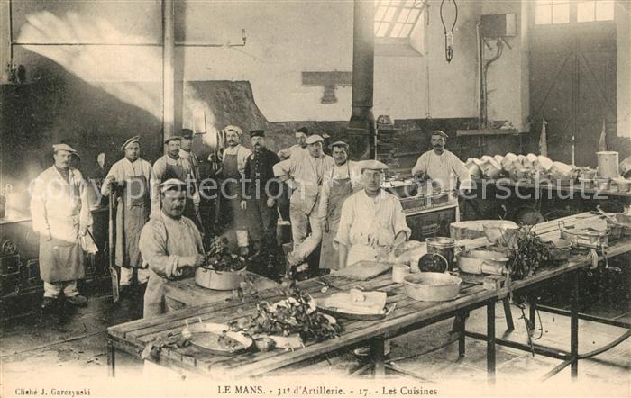 Le Mans Sarthe 31e Regiment d’Artillerie Les Cuisines