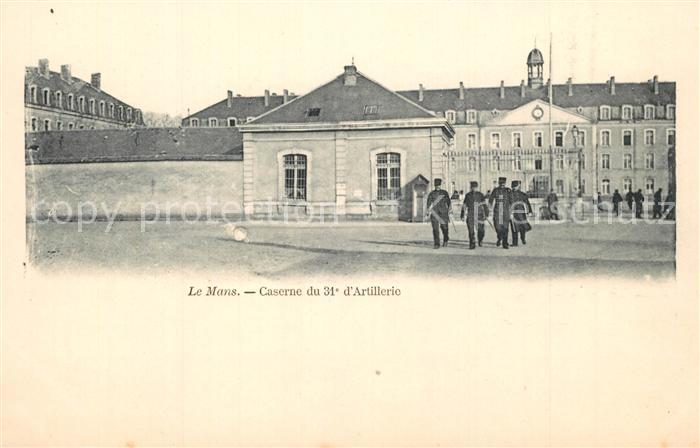 Le Mans Sarthe Caserne du 31e Regiment d’Artillerie